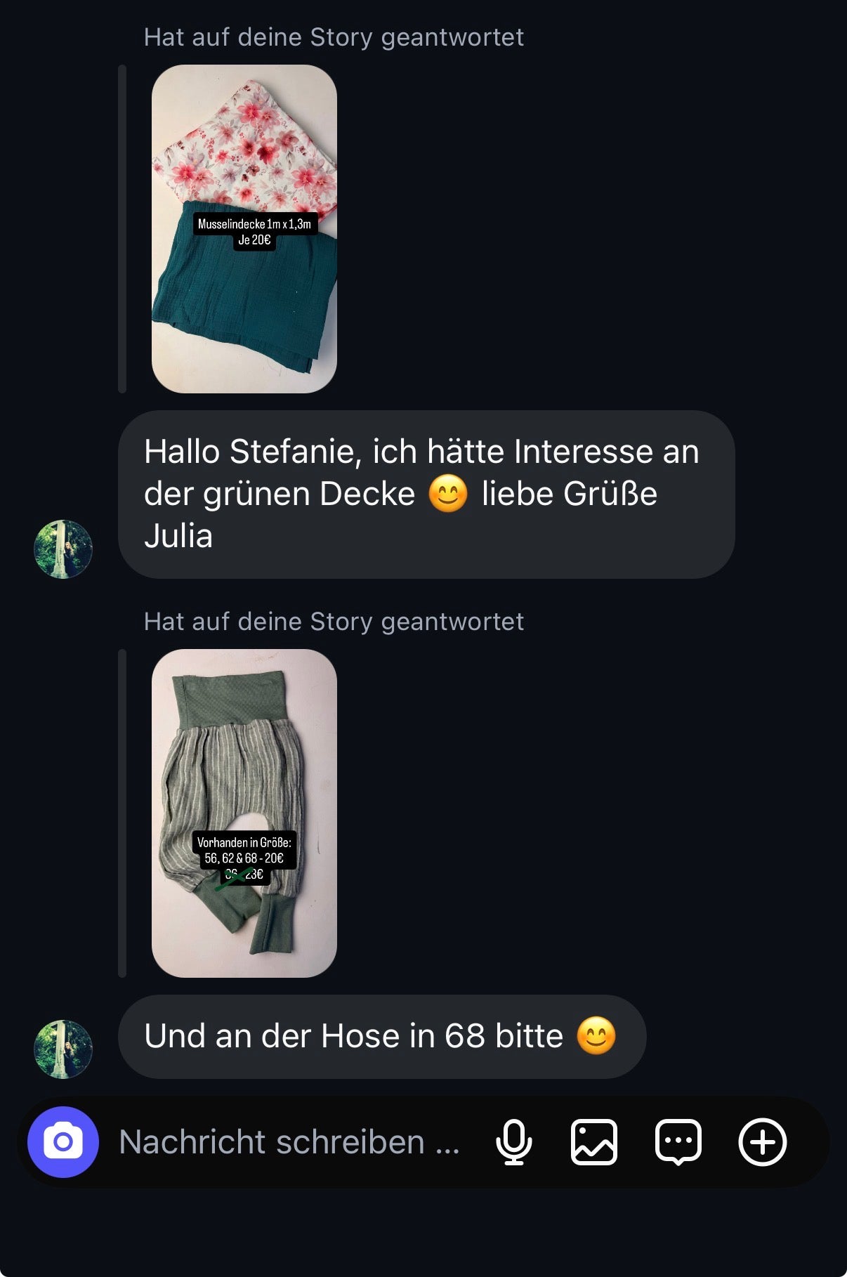 Sk: Musselindecke Petrol, MW Musselin Gr. 68