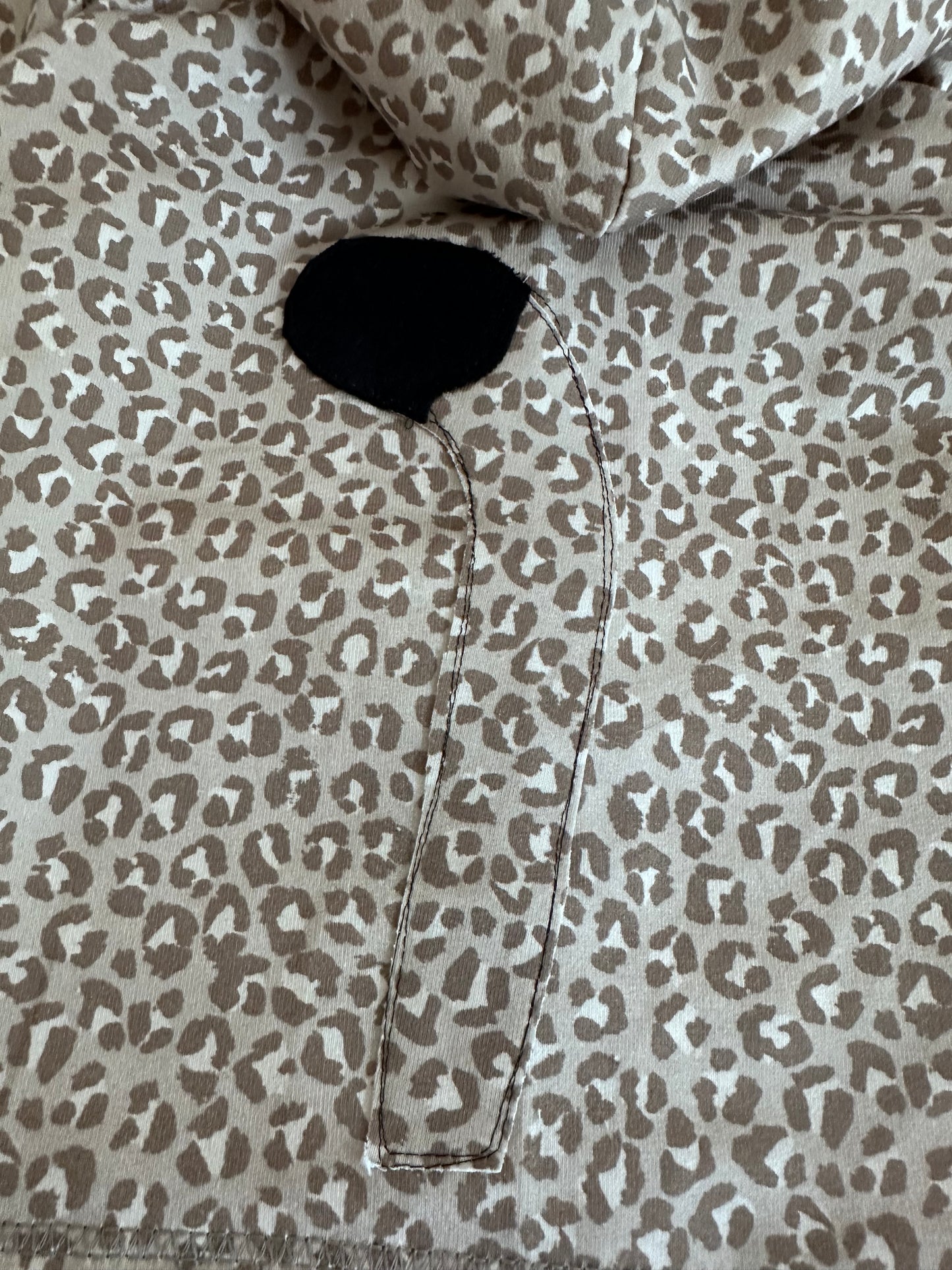 Sweatjacke Leopard