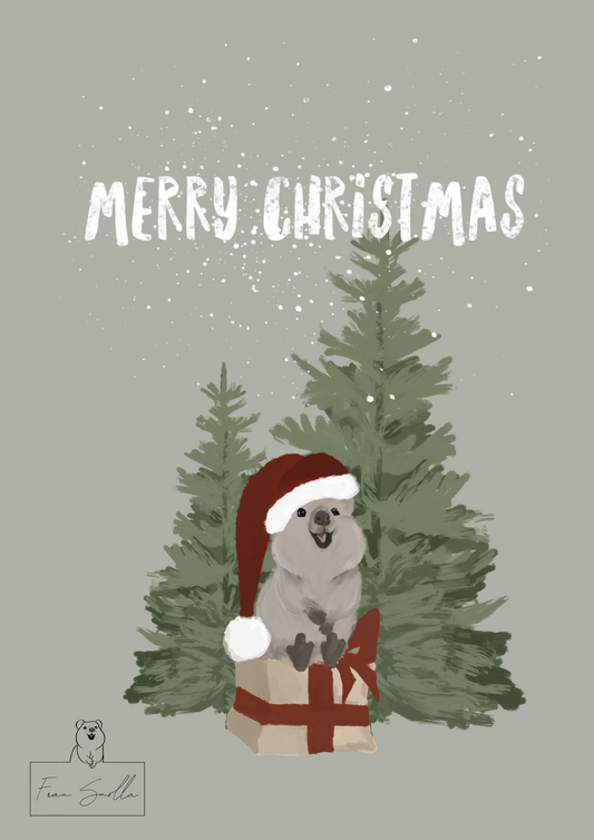 Weihnachtskarte „Merry Christmas“